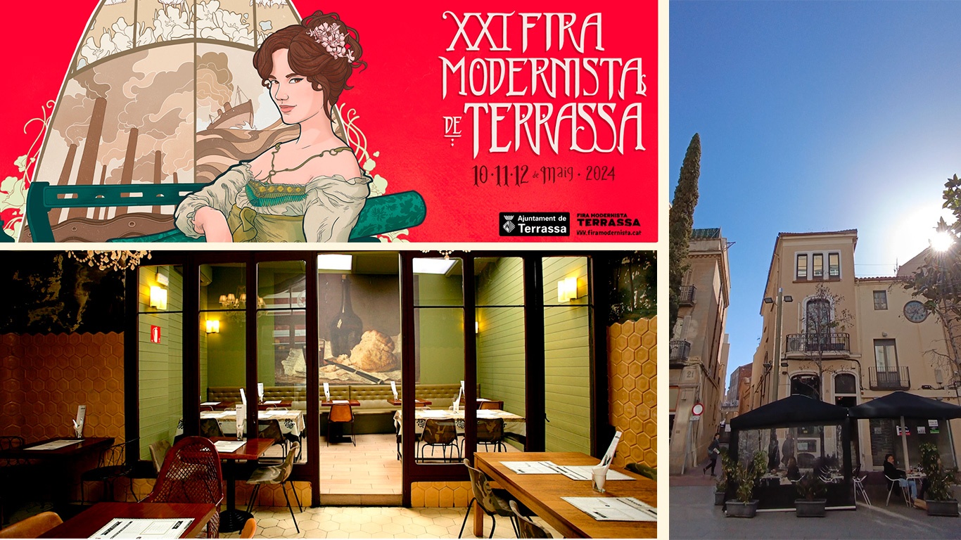 RESTAURANTE OLIVETTI TERRASSA FIRA MODERNISTA 2024